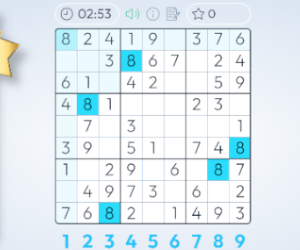 Online Sudoku op Eazegames.com