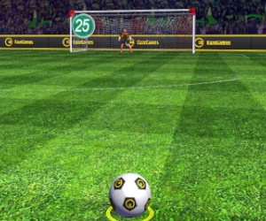 Online Voetbal Free Kick op Eazegames.com